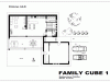 projekt rodinného domu family cube 1 LUX podorys 1 NP