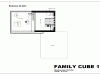 projekt rodinného domu family cube 1 LUX podorys 3 NP